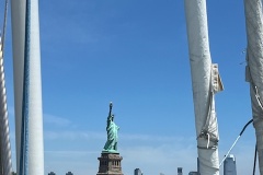 31. New York, ankeren bij het Vrijheidsbeeld